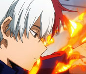 todoroki using fire